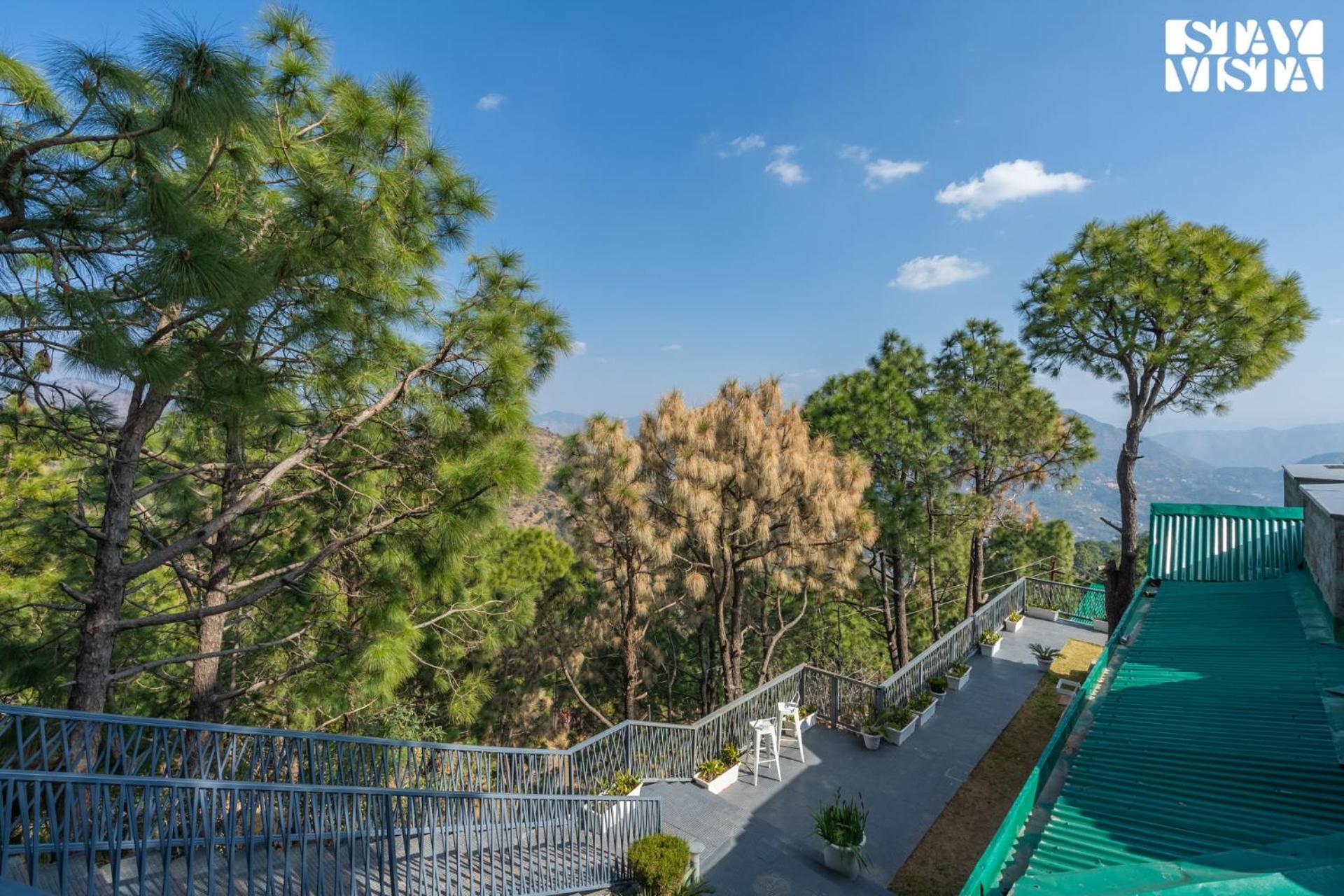 Stayvista At Serene With Outdoor Bonfire Barog Exterior foto