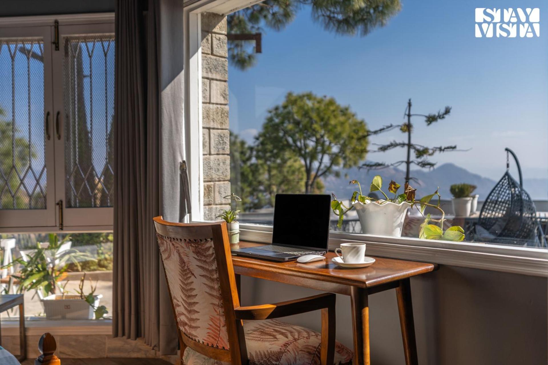 Stayvista At Serene With Outdoor Bonfire Barog Exterior foto