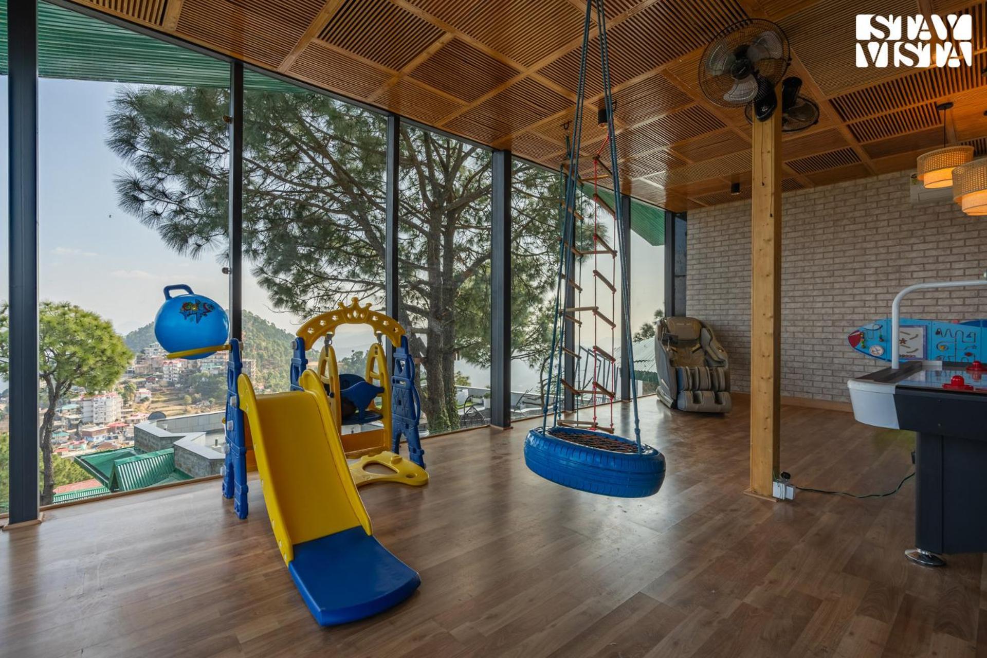 Stayvista At Serene With Outdoor Bonfire Barog Exterior foto