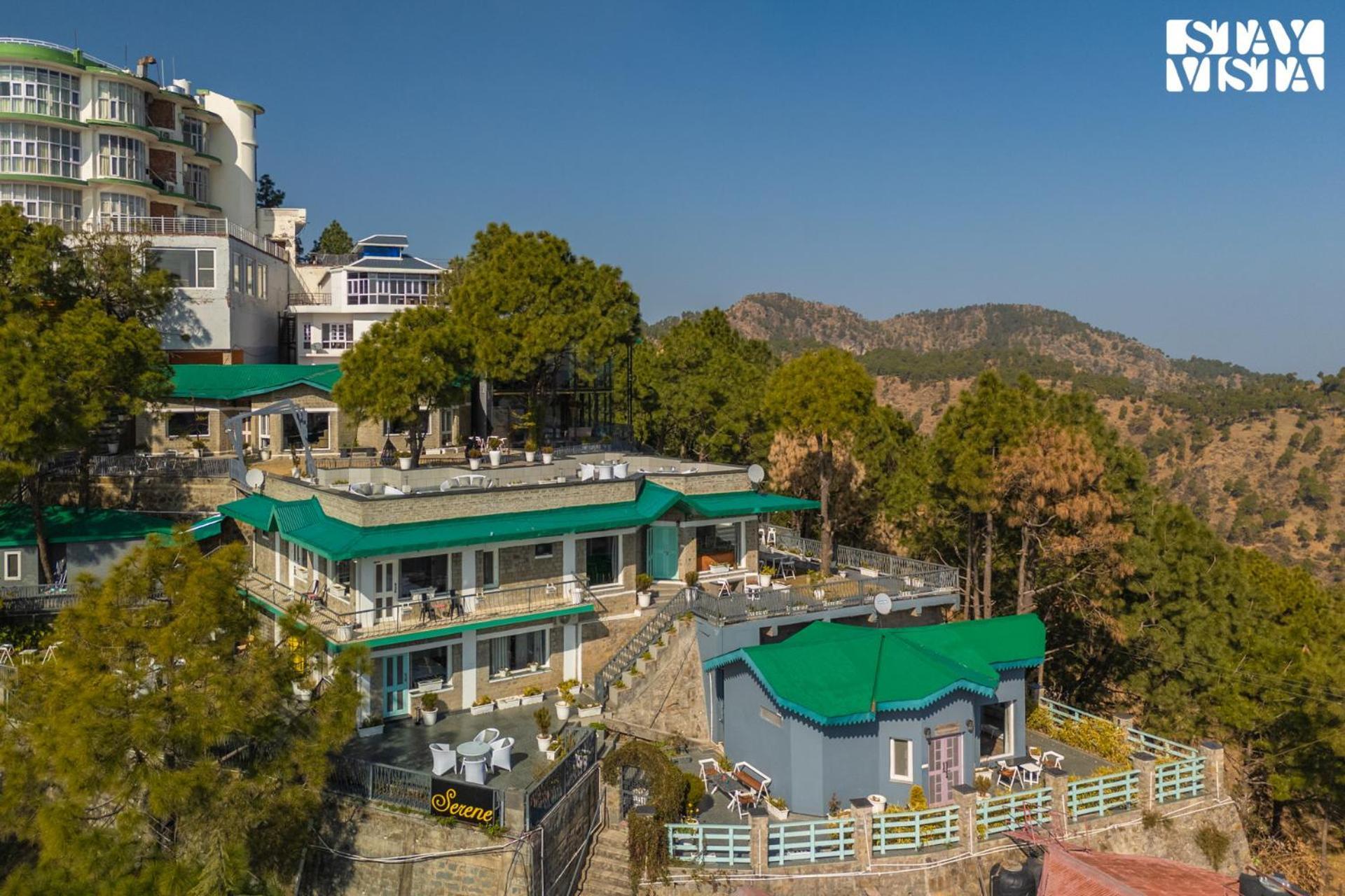 Stayvista At Serene With Outdoor Bonfire Barog Exterior foto