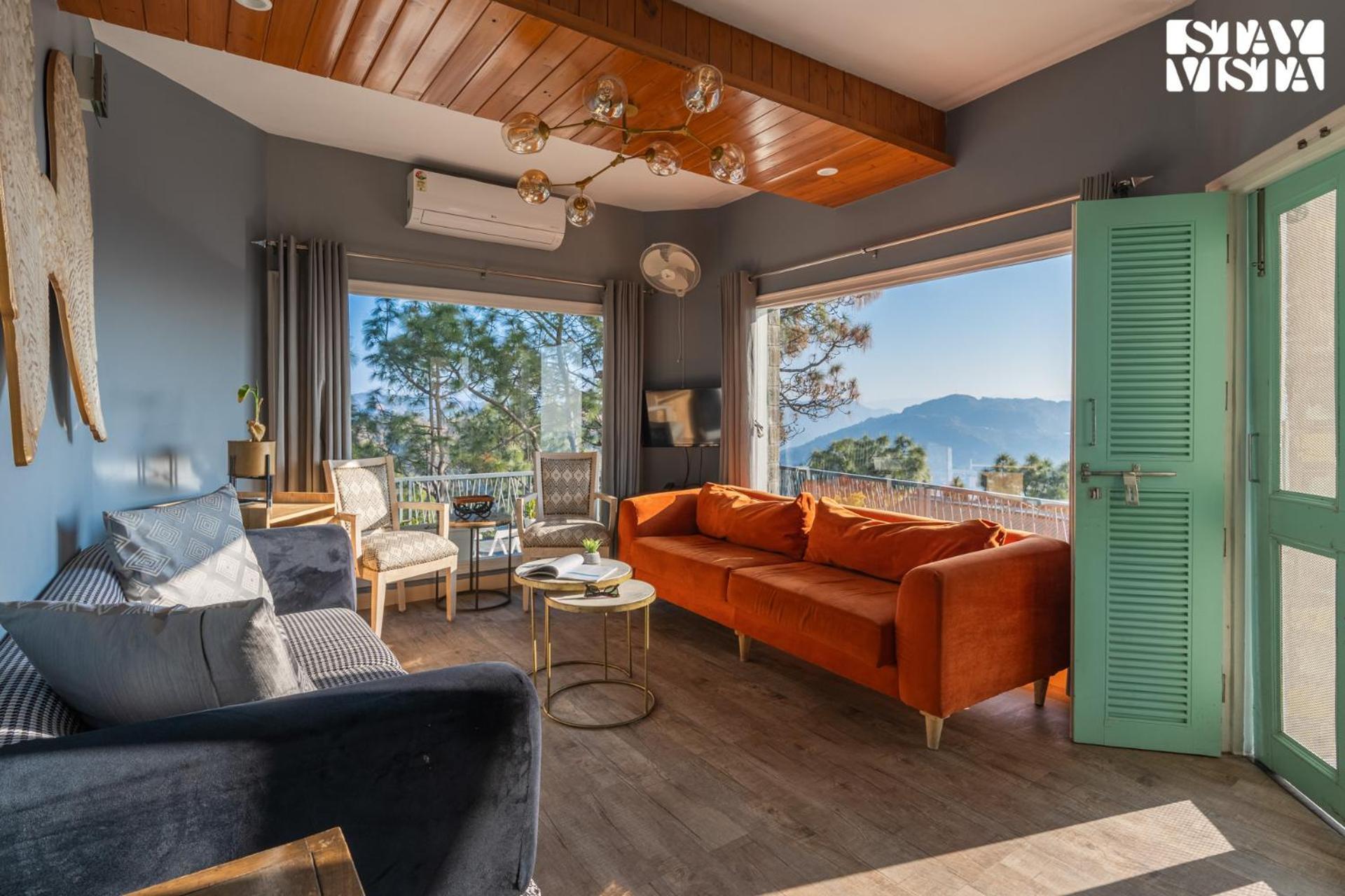 Stayvista At Serene With Outdoor Bonfire Barog Exterior foto