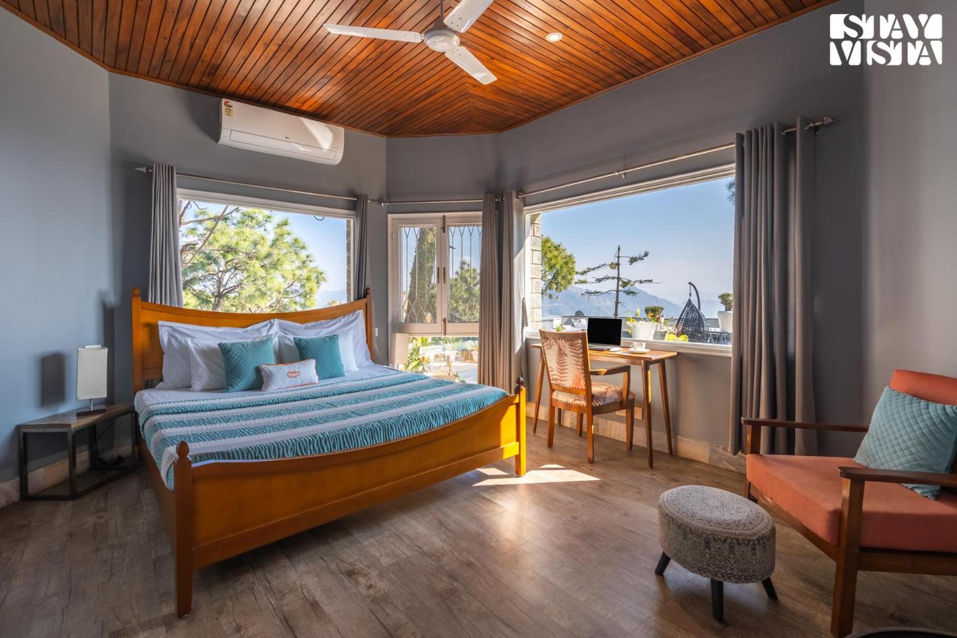 Stayvista At Serene With Outdoor Bonfire Barog Exterior foto